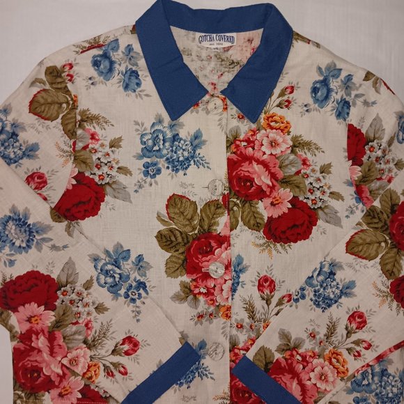 GOTCHA COVERED WOMEN'S FLORAL PRINT TOP - Picture 1 of 9